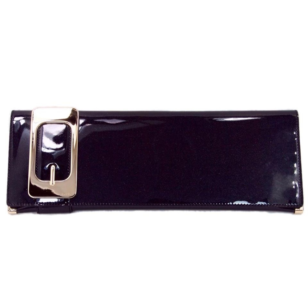 **Authentic** Rare Gucci Signature Black Clutch